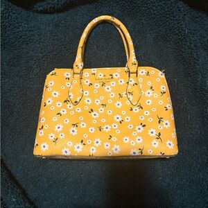 Kate Spade Yellow Floral Satchel